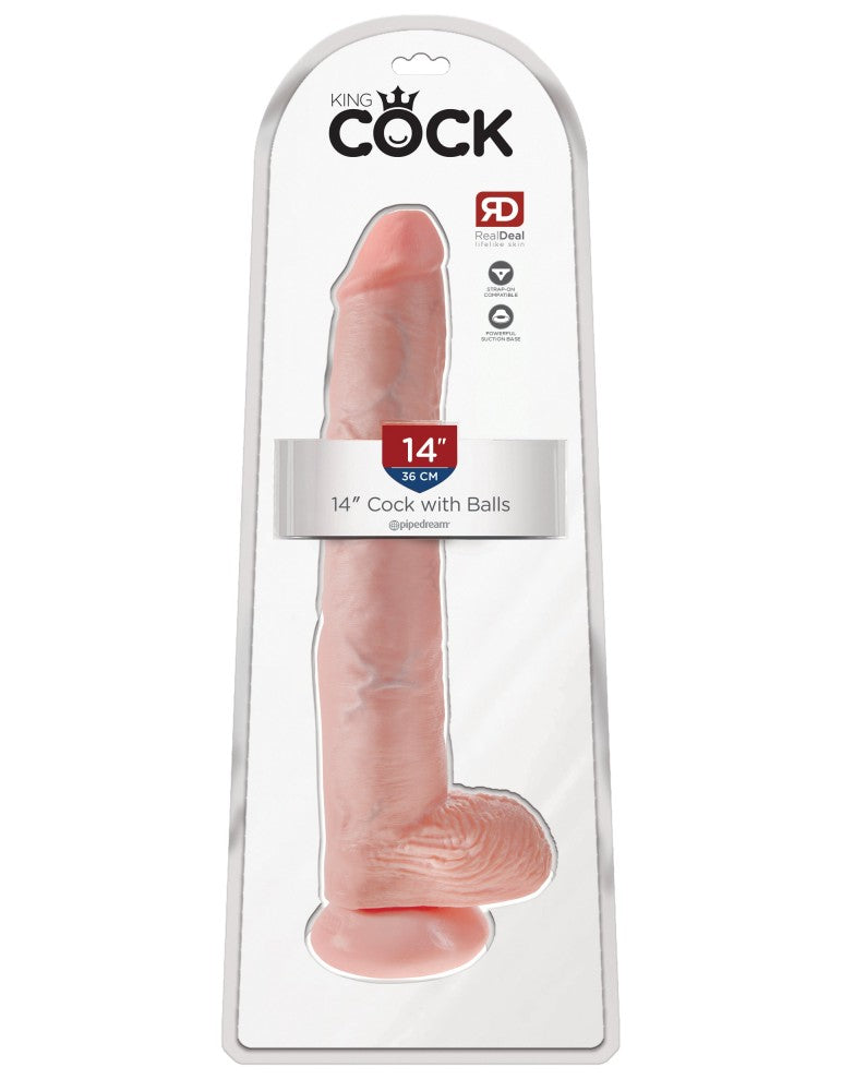 14" Cock with Balls  Light
