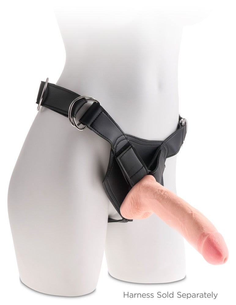 10" Triple Density Fat Cock with Balls Light