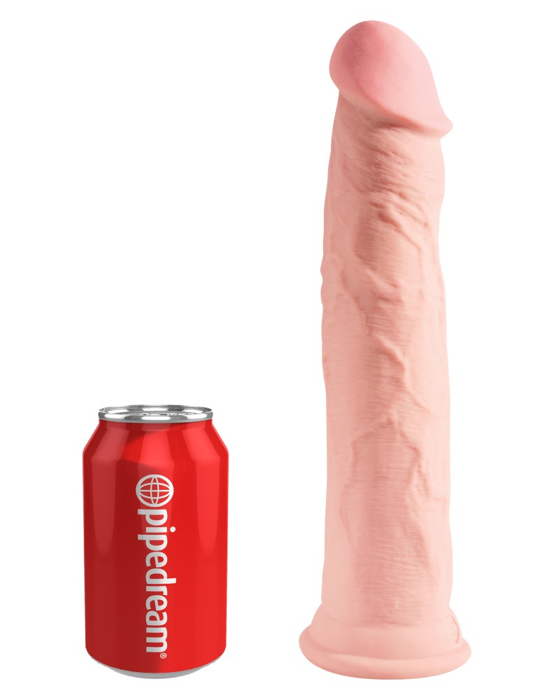 6.5" Thrusting Cock with Balls - Triple Threat Light