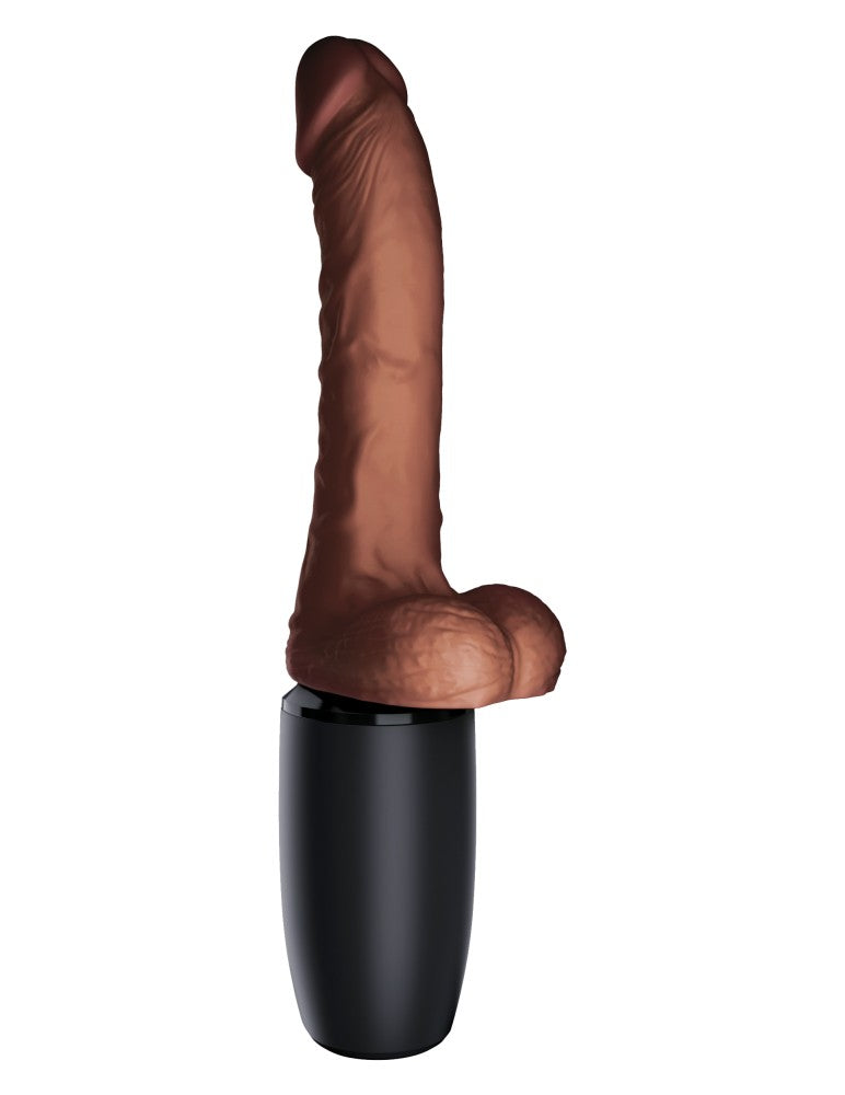 6" Triple Density Cock With Swinging Balls   Light