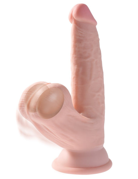 7" Triple Density Cock With Swinging Balls Light