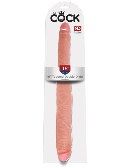 16" Tapered Double Dildo  Light