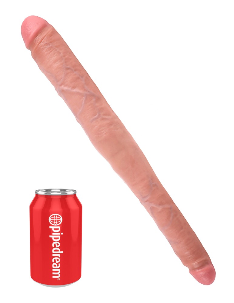 16" Tapered Double Dildo  Light