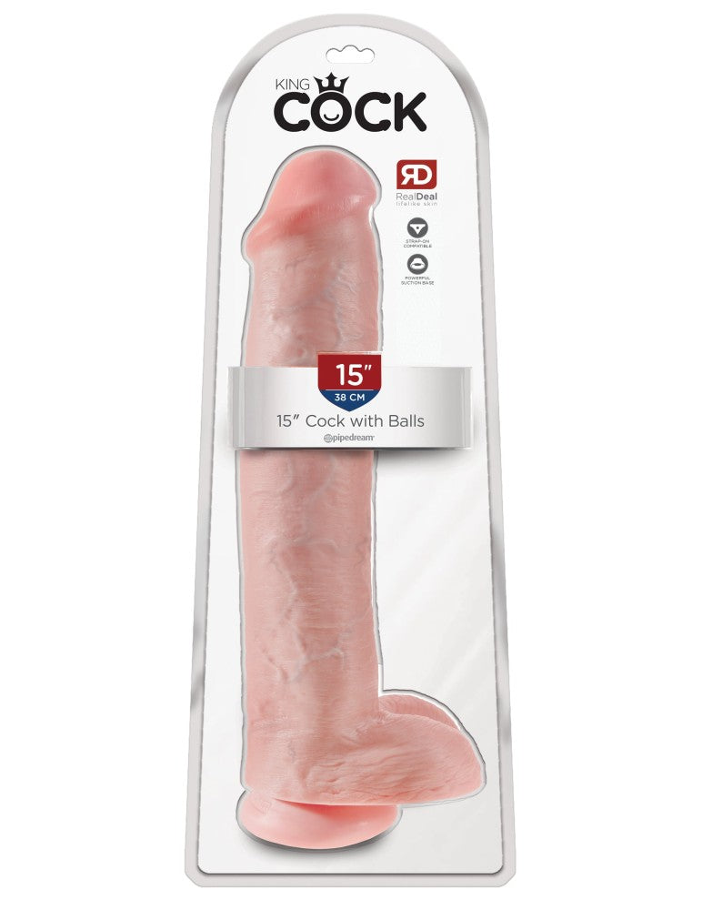 15" Cock with Balls  Light