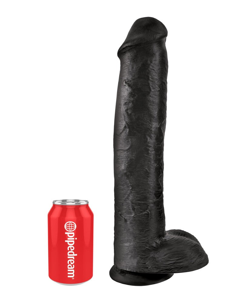 15" Cock with Balls  Black