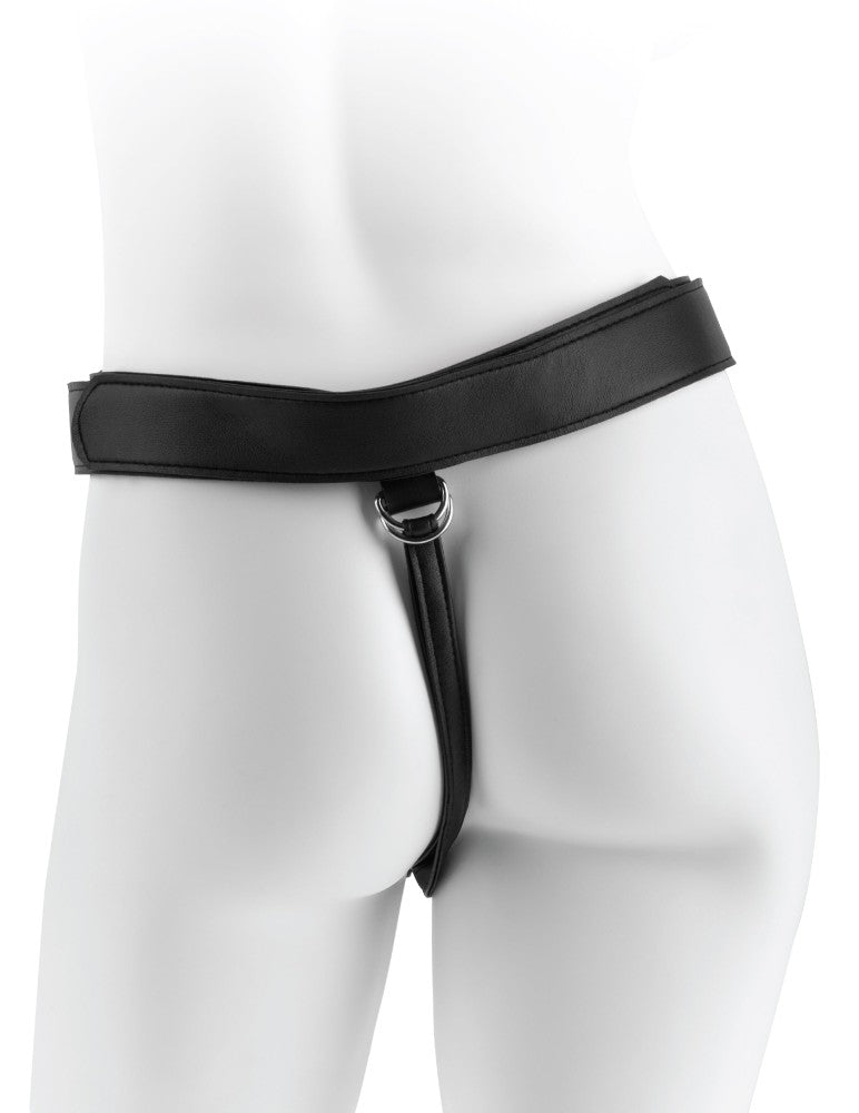 7" Uncut with Strap on Harness  Light