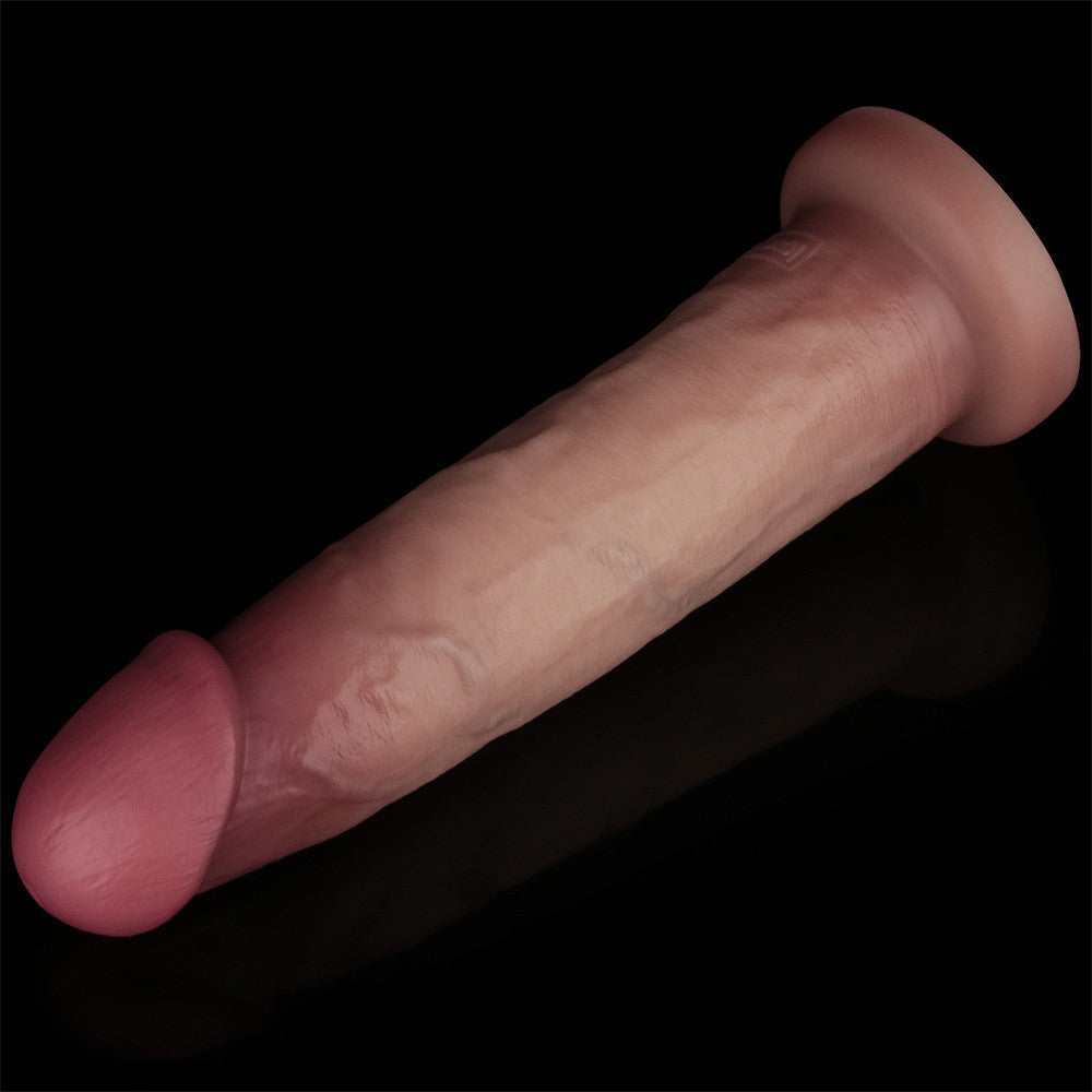 9'' Sliding Skin Pro II Dual Layer Silicone Dong