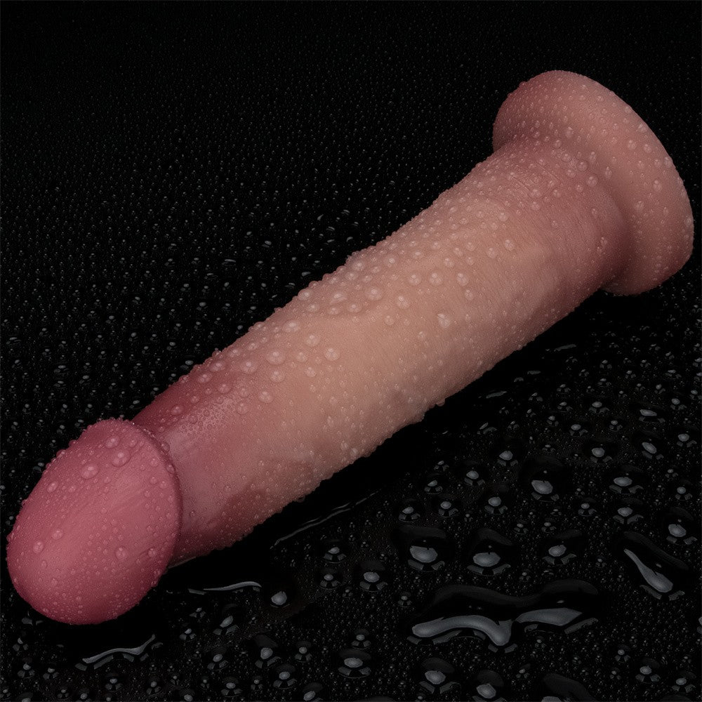 9'' Sliding Skin Pro II Dual Layer Silicone Dong