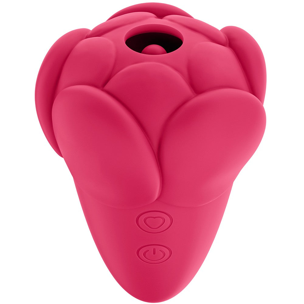 Flicker Rechargeable Vibrator Rose Red