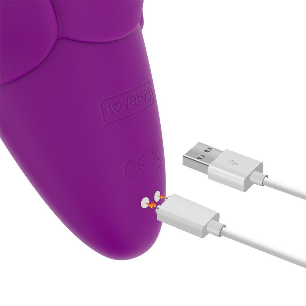 Flicker Rechargeable Vibrator Purple