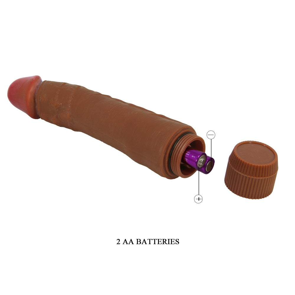 Barbara Dybbuk Realistic Multi-Speed Vibrator 9,5 " Brown