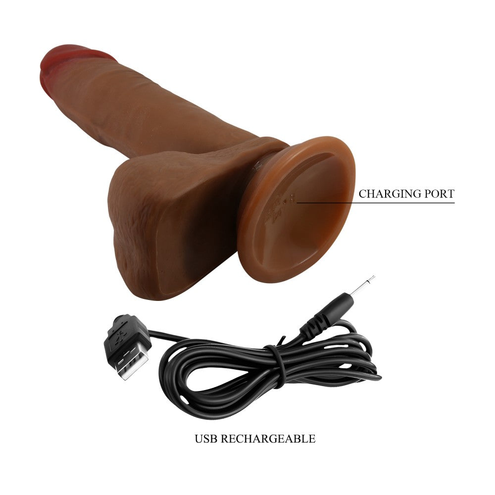 Beautiful Abel 7,5" Vibrating Dildo