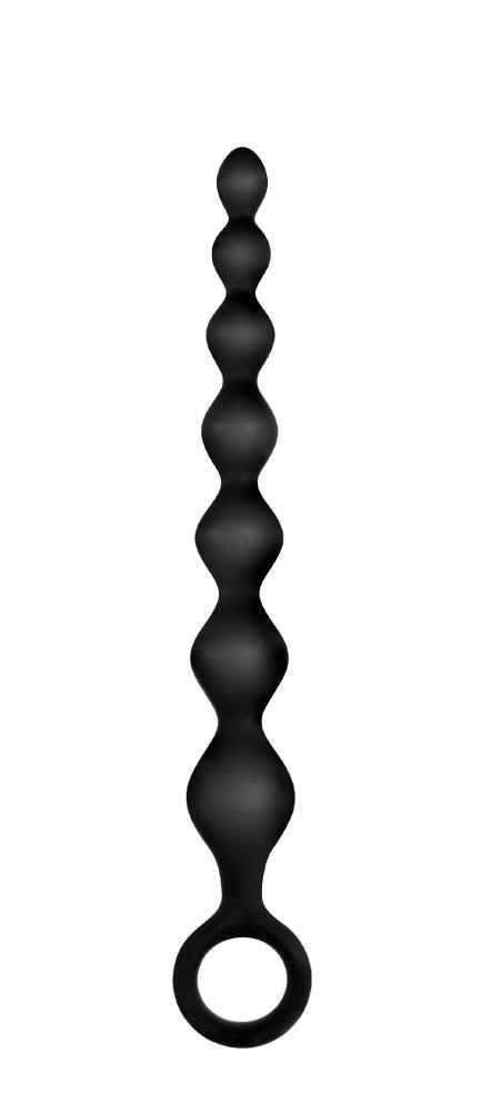 Arse Beads 7" Ribbed Silicone Aanal Beads II